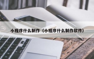安阳小程序什么制作（小程序什么制作软件）