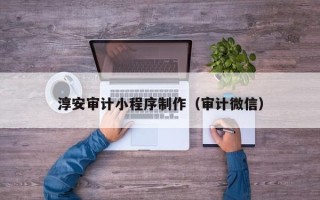 安阳淳安审计小程序制作（审计微信）
